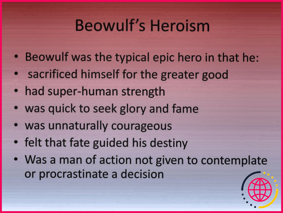 Quelles sont les qualités héroïques de beowulf ? ️ lizengo.fr  【 2022