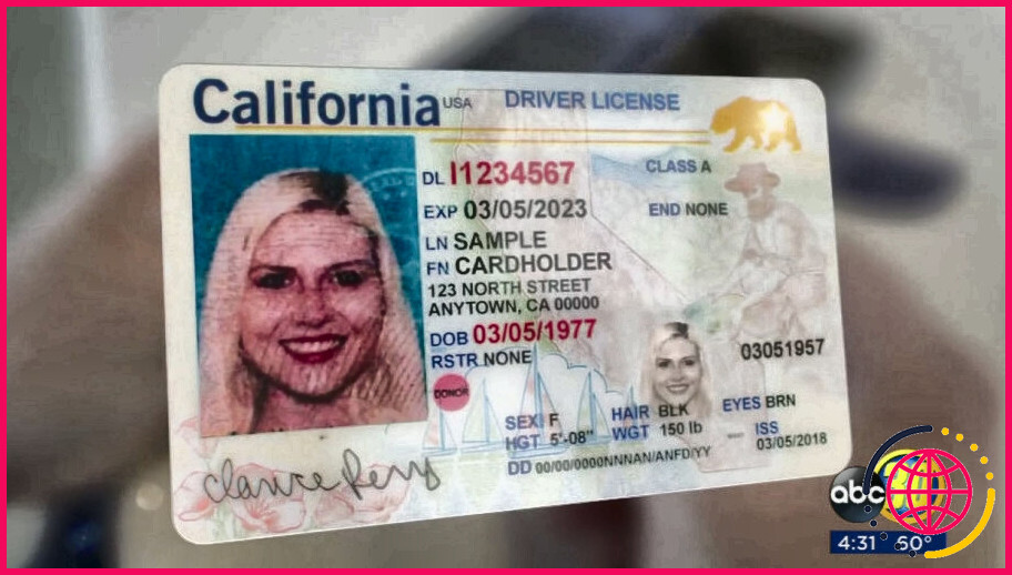 Qu'est-ce que la nouvelle carte d'identité californienne ?
