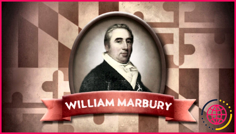 Qu'est-ce que marbury contre madison 1803 ?
