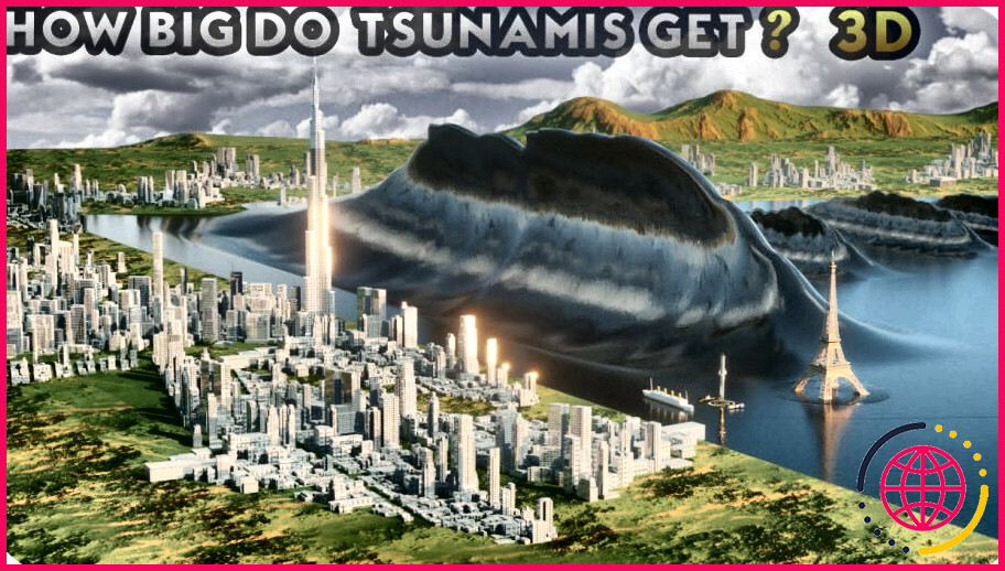 Qu'est-ce qui détermine la taille d'un tsunami ?
