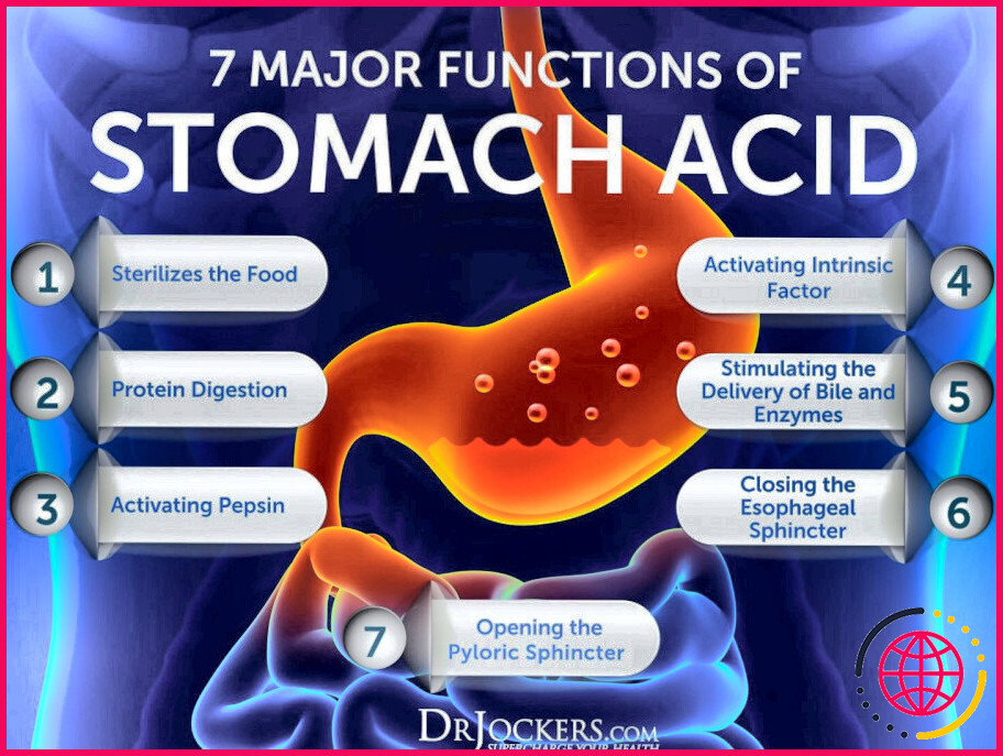 Qu'est-ce qui provoque la sécrétion d'acide gastrique ?
