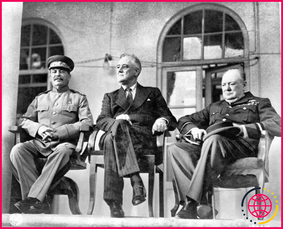 Qui étaient les dirigeants des pays pendant la seconde guerre mondiale ?
