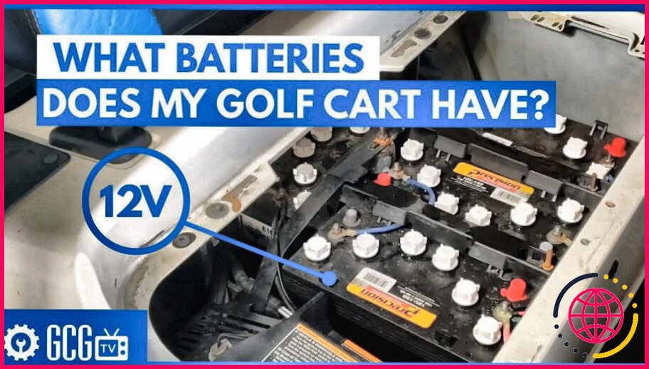 Combien de volts a une voiturette de golf à 4 batteries ?

