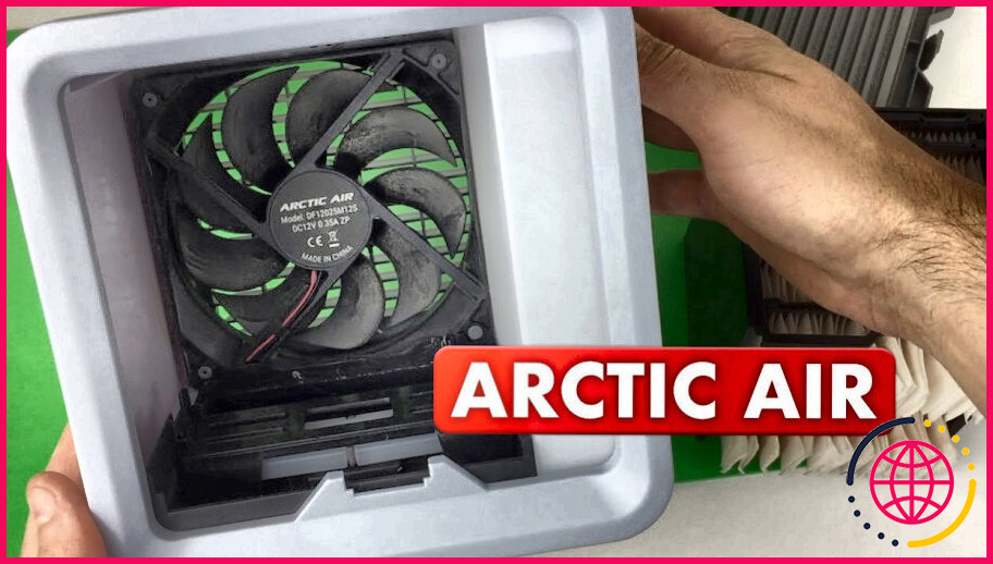 Comment changer le filtre de mon arctic air ?

