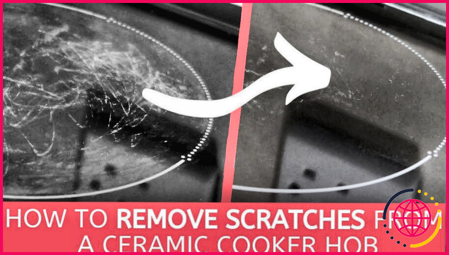 Comment enlever les rayures de ma cuisinière à dessus en verre ?
