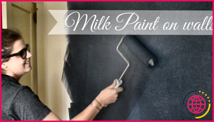 Comment peindre avec de la peinture au lait ?
