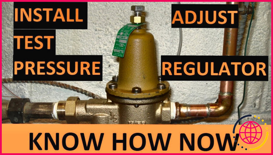 Comment remplacer un réducteur de pression ?

