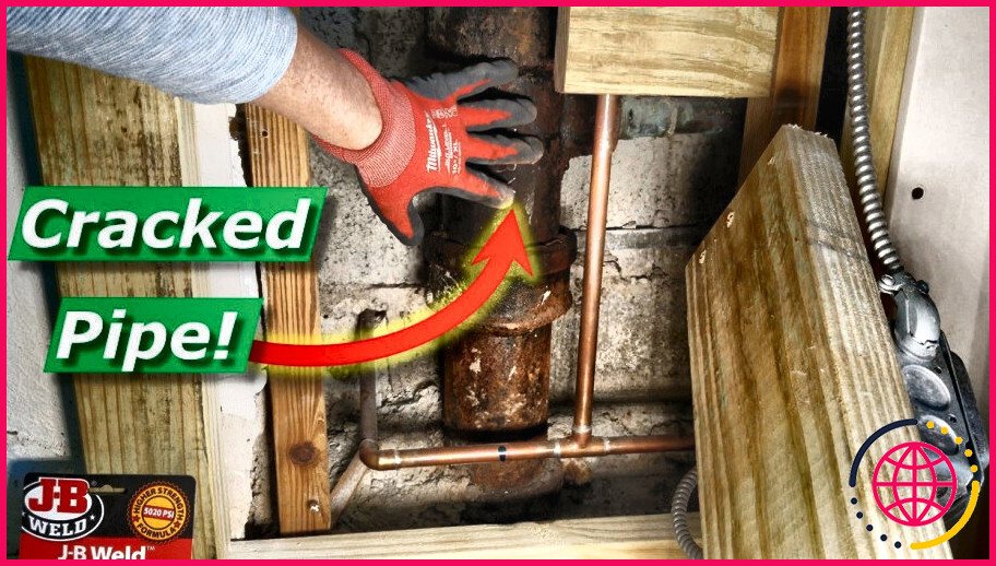 Comment réparer une fissure dans un tuyau en fonte ?
