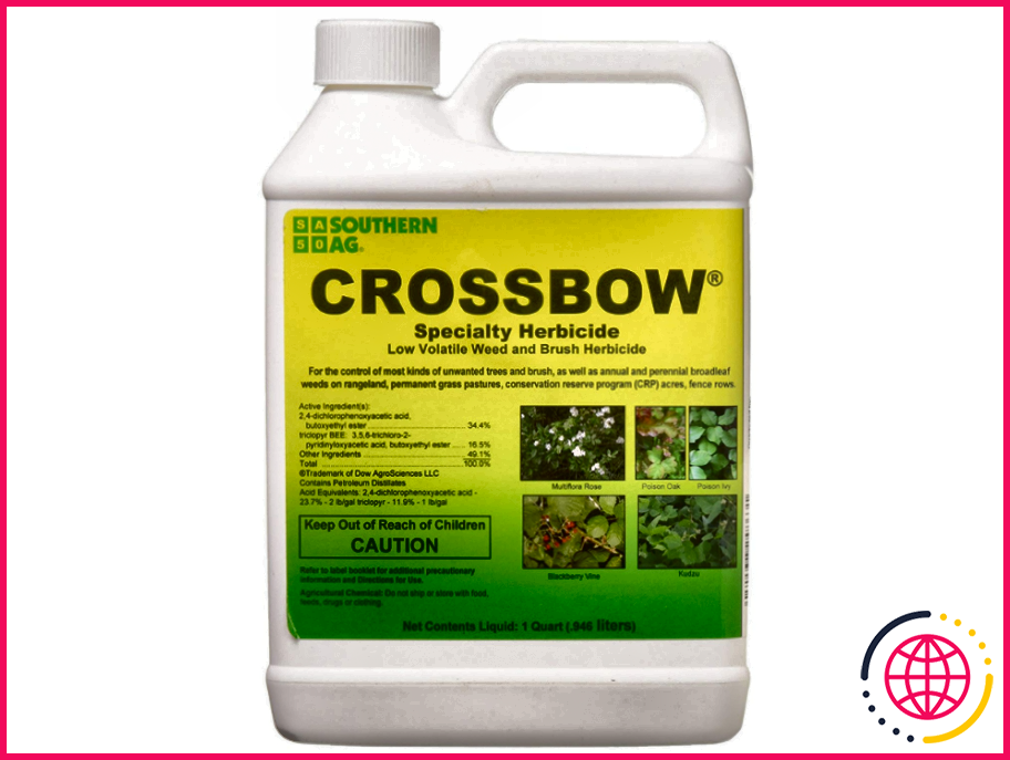 Que va tuer l'herbicide crossbow ?

