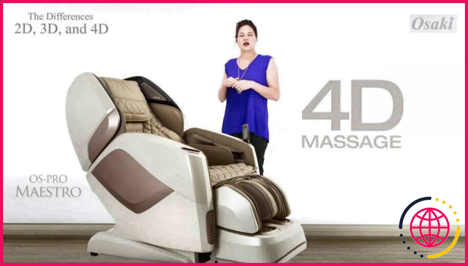 Qu'est-ce qu'un fauteuil de massage 4d ?
