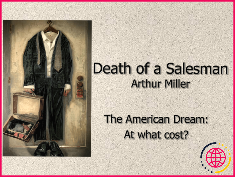 Qui a réalisé le rêve américain dans mort d'un commis voyageur ?
