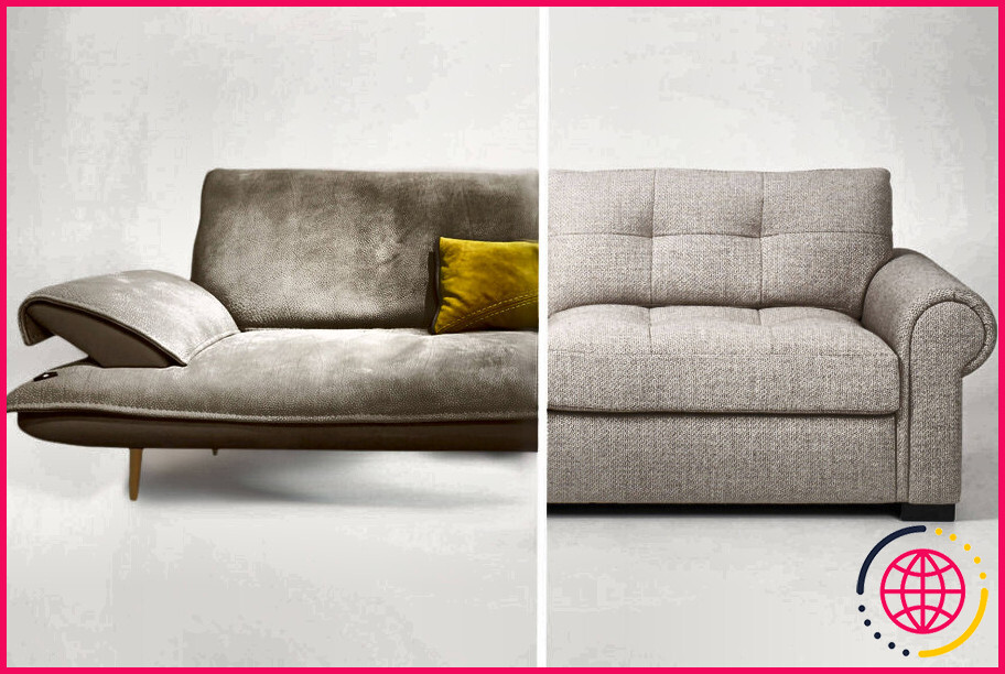 Quelle est la différence entre un canapé et une chaise ?
