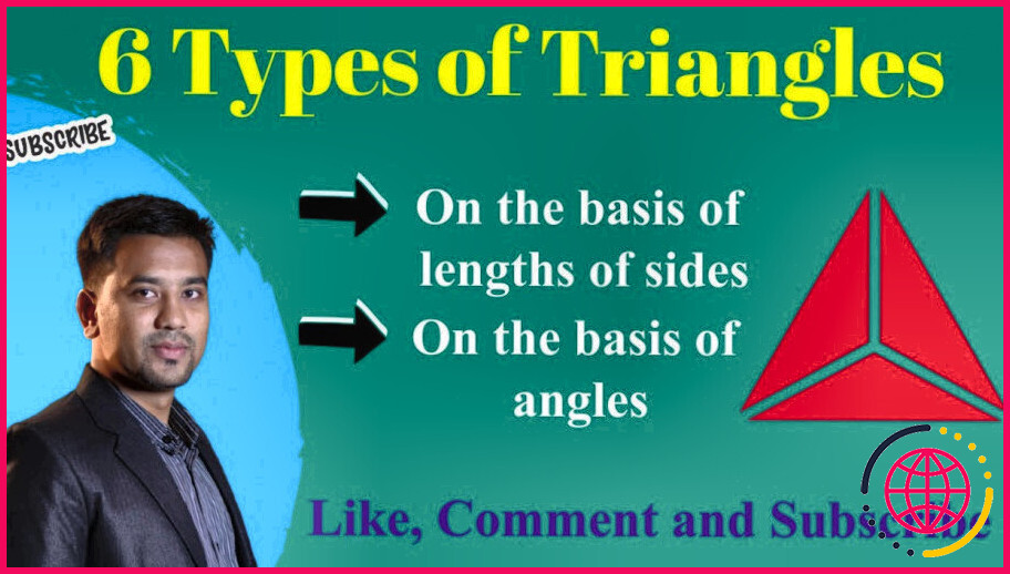 Quels sont les types de triangles selon leurs angles ?
