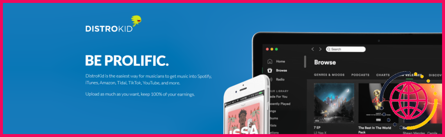 Est-ce que distrokid monétise youtube ?