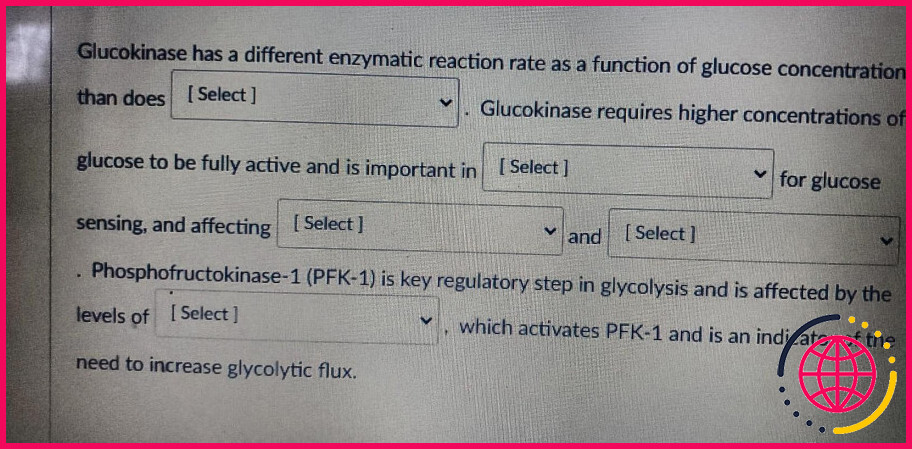 L'hexokinase et la glucokinase sont-elles des isozymes ?
