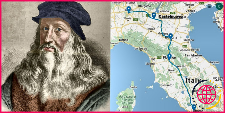 Où vivait Léonard de Vinci ?