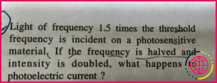 Pourquoi la fréquence seuil est nécessaire pour l'effet photoélectrique ?