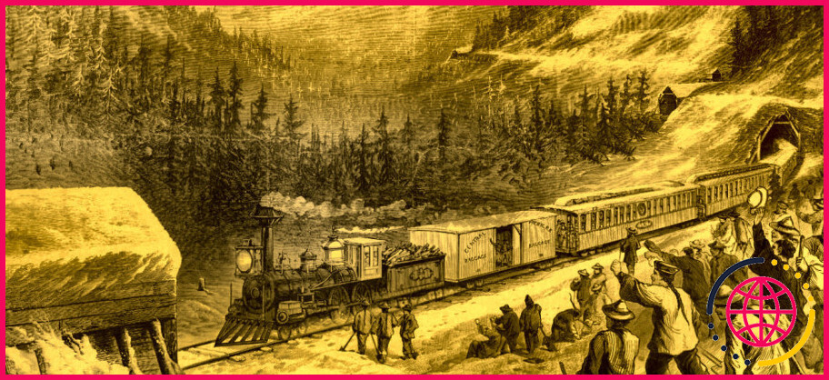 Pourquoi un chemin de fer transcontinental était-il important pour les États-Unis ?