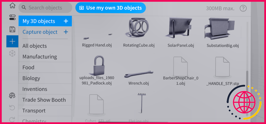 Comment ouvrir le fichier obj ?