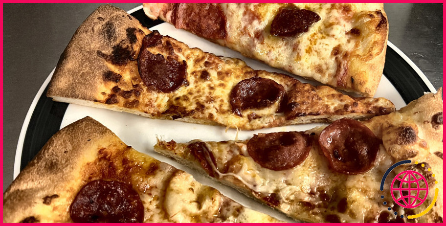 Dans une pizza moyenne, combien de parts ?