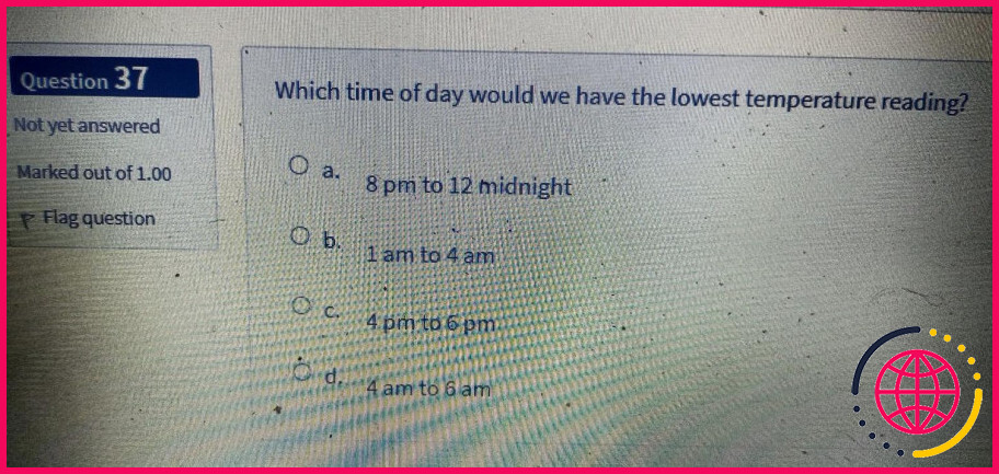 Pendant la journée, c'est 12 heures du matin ou de l'après-midi ?