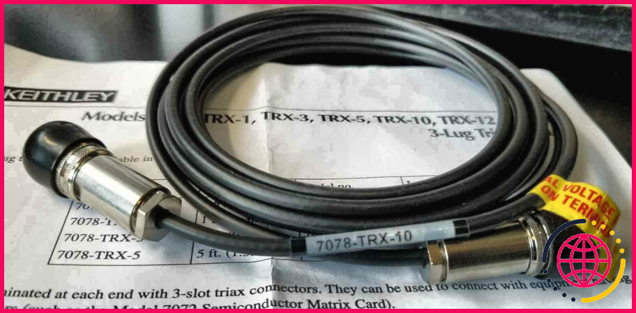 Quand utiliser un câble triaxial ?
