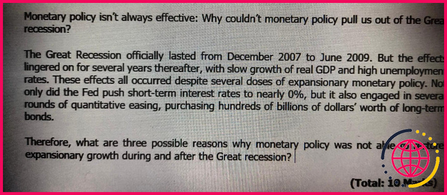 Qu'est-ce qu'une politique monétaire expansionniste ?